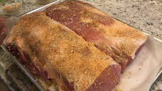 HOW TO MAKE PORK LOIN ROAST IN THE OVEN [upl. by Curtis312]