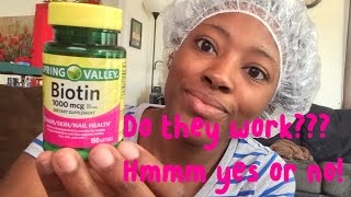 Do they work Hmmm Yes or No Biotin Review  LifeAsBrittany [upl. by Glavin]