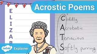 How To Write An Acrostic Poem [upl. by Learrsi17]