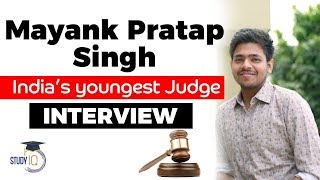 Mayank Pratap Singh  India’s youngest Judge  How to prepare for Rajasthan Judicial Services RJS [upl. by Evilc492]