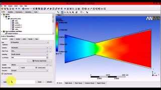 Ansys WorkBench  Fluent CD Nozzle tutorial [upl. by Rider]