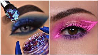 Os Melhores Tutoriais de Maquiagem para os OLHOS Glam Makeup Tutorial Compilation 60 2021 ♥ [upl. by Annorah]