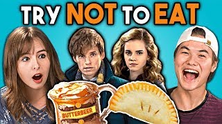 Try Not To Eat Challenge  Harry Potter Food  Teens amp College Kids Vs Food [upl. by Andersen]