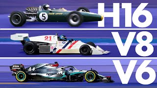 The Incredible Evolution of Formula 1 Engines  Track Evolution [upl. by Asek]