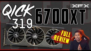 6700xt QICK 319 Full Review  Mind Blowing thermal performance [upl. by Adorne]