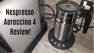 Nespresso Aeroccino 4 Milk Frother Review  Worth upgrading from the Aeroccino 3 [upl. by Alvira]