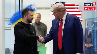 LIVE Donald Trump Meets Ukraine President Zelenskyy To Sign Mineral Deal  RussiaUkraine War  N18G [upl. by Kremer]