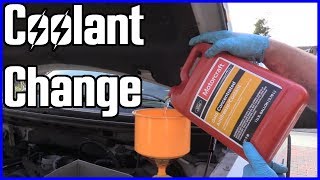 How to Replace Coolant Ford F150 54L 20042008 [upl. by Enneicul]