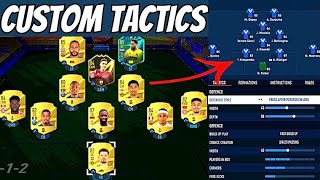 HOW TO CHANGE YOUR CUSTOM TACTICS amp INGAME FORMATION ON FIFA 23 [upl. by Noryak880]