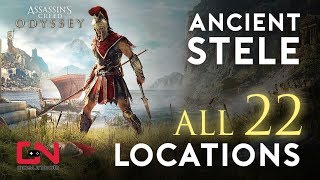 Assassins Creed Odyssey  All Ancient Stele Locations and Solutions [upl. by Gillespie]