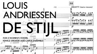 Louis Andriessen  De Stijl 1985 [upl. by Ava]