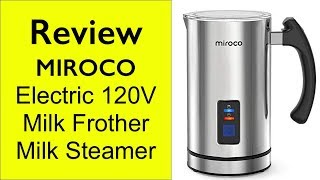 Review Miroco Milk Frother  How to make froth milk at home [upl. by Meela]