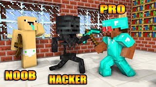 NOOB VS PRO VS HACKER BUILD CHALLENGE  Platabush Animation [upl. by Onitnelav]