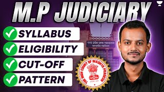 MP Judiciary Syllabus Eligibility Exam Pattern amp CutOff  Pranjal Singh [upl. by Doner]