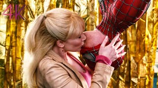 SpiderMan And Gwen Stacy Upside Down Kiss Scene  SpiderMan 3 2007 SpiderMan TobeyMaguire [upl. by Anirpas]