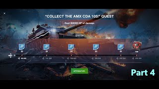 196 Quest Collect The AMX CDA 105  Part 4  WoTB 108 [upl. by Walden459]