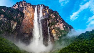 Worlds highest Waterfall  the most beautiful Angel Waterfalls of Venezuela [upl. by Meingoldas672]