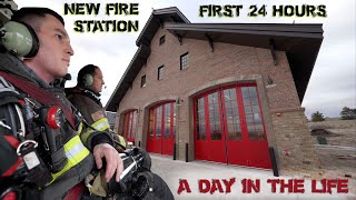 First 24 Hours in a New Fire Station  A Day in the Life [upl. by Akamahs488]