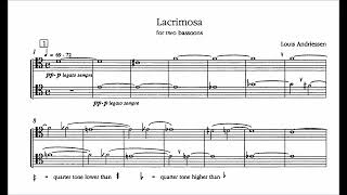 Louis Andriessen  Lacrimosa [upl. by Anonyw]