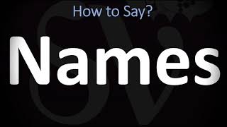 How to Pronounce Names CORRECTLY [upl. by Katuscha]