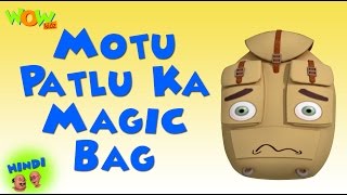 Motu Patlu Cartoons In Hindi  Animated Series  Motu patlu ka magic bag  Wow Kidz [upl. by Eceinej]