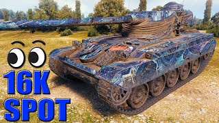 AMX 13 105  16K SPOT DAMAGE  World of Tanks [upl. by Miller]