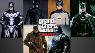 GTA 5 Online 6 Batman suits Outfit Tutorial [upl. by Culbertson]