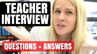 ULTIMATE Teacher Interview Questions And Answers Guide [upl. by Stroud]