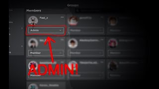 HOW TO MAKE PEOPLE IN YOUR GROUP TO BE AN ADMIN 2023 IPAD  ROBLOX [upl. by Laise289]