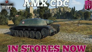 AMX CDC  strongest tier 8 med  Wot blitz [upl. by Deeas]