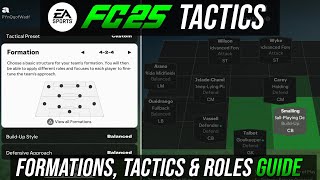 EA FC 25  Tactics amp Formations  COMPLETE META GUIDE amp Walkthrough [upl. by Fira677]