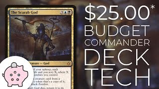 The Scarab God  EDH Budget Deck Tech 25  Tribal  Magic the Gathering  Commander [upl. by Huston219]