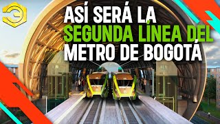 Así Sera la Línea Dos del Metro de Bogotá [upl. by Fletch669]