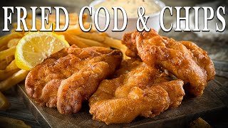 Easy Fried Cod in Under 5 Minutes  Simple Pan Fried Cod Fish Recipe [upl. by Shimberg]