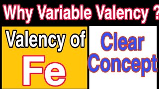 Why variable valency [upl. by Renault]