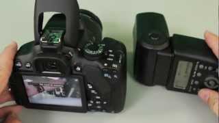 How to Use Canon Off Camera Wireless TTL Flash System [upl. by Yeldar]