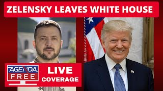 Zelensky Leaves White House after Argument with Trump amp Vance  LIVE Breaking News Coverage Part 1 [upl. by Maag]