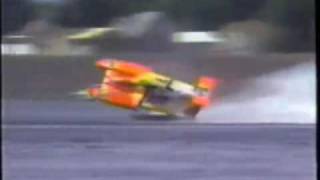 Unlimited Hydroplane Crash Video [upl. by Russian]