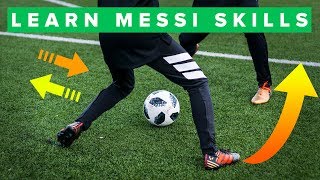 TOP 5 MESSI FOOTBALL SKILLS [upl. by Nonregla]