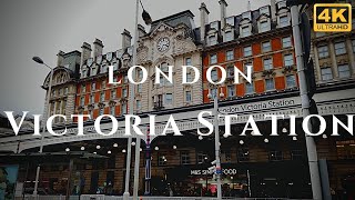 London Victoria Station Walk Through England 4K [upl. by Adiana]