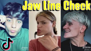 Jawline Check TikTok Compilation [upl. by Yeslek]