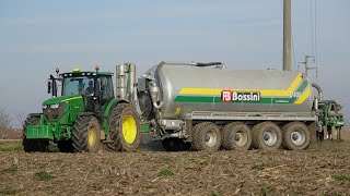 John Deere 6250R  Bossini B4400 [upl. by Jedthus351]