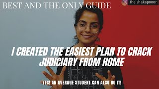 How to start preparing for JUDICIARY from your home TODAY EASIEST GUIDE FOR JUDICIARY ASPIRANTS [upl. by Anirbak]