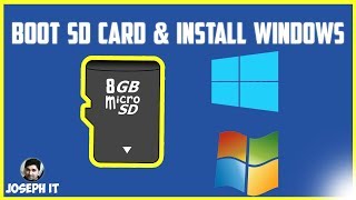 Boot Windows from an SD card  Any Windows [upl. by Alak]