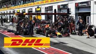 DHL Fastest Pit Stop Award New F1 Pit Stop World Record Red Bull RacingMax Verstappen [upl. by Elac281]