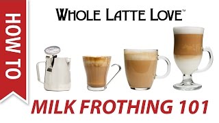 Milk Frothing for Beginners [upl. by Gil]