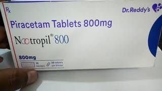 Nootropil 800 mg Tablet Review In Hindi [upl. by Nreval894]