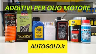 ADDITIVI OLIO MOTORE tipologie indicazioni e informazioni [upl. by Carrelli570]