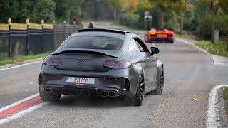 RENNtech Mercedes C63 S AMG Coupe  LOUD Revs amp Accelerations [upl. by Eed502]