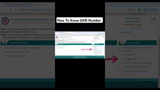 How To Know UAN Number  uan number kaise pata kare  pf uan number [upl. by Elayne]